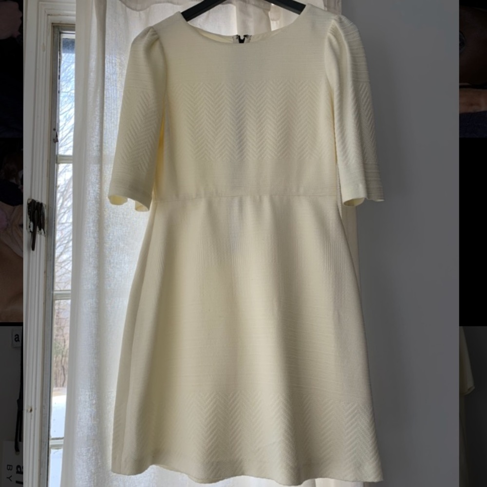 Alice + Olivia Winter White Mini Dress size 6